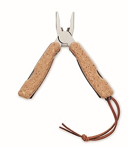 Multitool s 9 funkcemi, povrch rukojeti je z korku