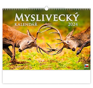 Myslivecký klendář 2026, nástěnný kalendář, prodloužená záda - reklamní kalendáře