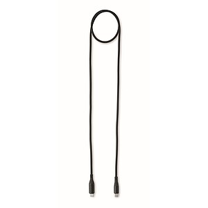 Nabíjecí 100W kabel type-C, černá - reklamní předměty