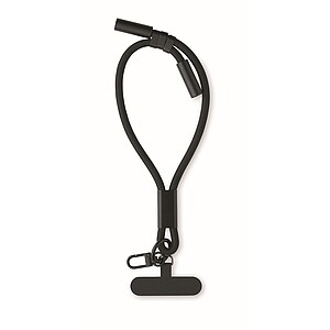 Nabíjecí 60W kabel na zápěstí, černá - reklamní předměty