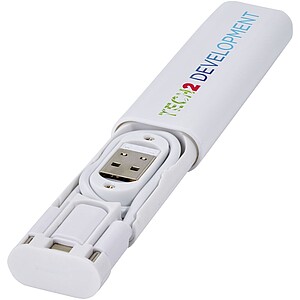 Nabíjecí a datový kabel, bílý