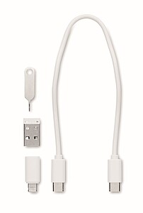Nabíjecí a datový kabel s variabilními koncovkami