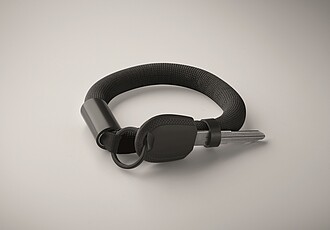 NADARA Plovoucí náramek a klíčenka, černá