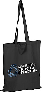 Nákupní taška s dlouhými uchy, černá - taška s vlastním potiskem