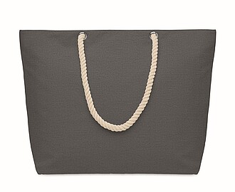 Nákupní taška z recyklované bavlny, černá