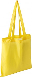 Nákupní taška z RPET polyesteru, žlutá - taška s vlastním potiskem