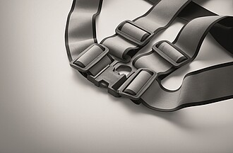 Nastavitelný 360° reflexní pás, černá