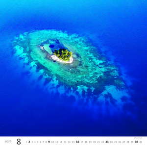 Nástěnný kalendář Aqua 2026