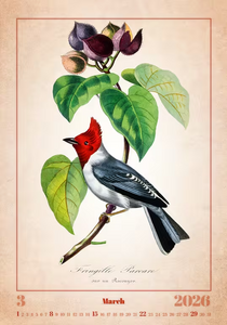 Nástěnný kalendář Aviarium 2026