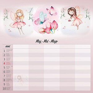 Nástěnný kalendář Family Planner 2026 včetně laše