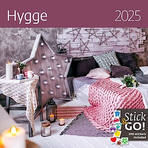 Nástěnný kalendář Hygge 2025 včetně laše