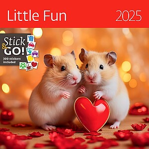 Nástěnný kalendář Little Fun 2026 včetně laše
