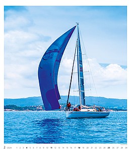 Nástěnný kalendář Sailing 2025