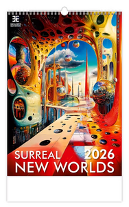 Nástěnný kalendář Surreal New Worlds 2026 - reklamní kalendáře