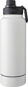 Nerezová dvoustěnná láhev 1000 ml, bílá