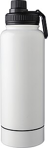 Nerezová dvoustěnná láhev 1000 ml, bílá