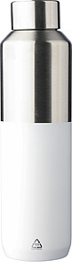 Nerezová dvoustěnná láhev 600 ml, bílá