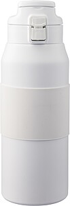 Nerezová dvoustěnná láhev 800 ml, bílá - reklamní předměty