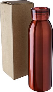 Nerezová lahev 650 ml, červená