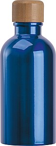 Nerezová láhev s karabinou 400 ml, modrá