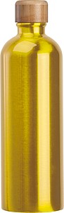 Nerezová láhev s karabinou 750 ml, žlutá