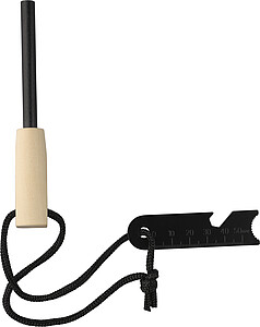 Nerezová podpalovací tyč, hnědá