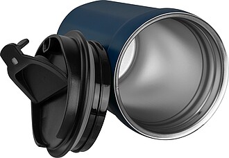 Nerezový cestovní termohrnek 350 ml, tmavě modrá