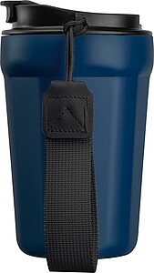 Nerezový cestovní termohrnek 350 ml, tmavě modrá