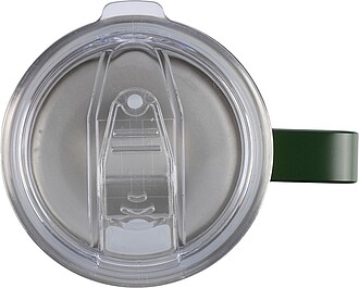 Nerezový dvoustěnný hrnek, 300 ml, zelená