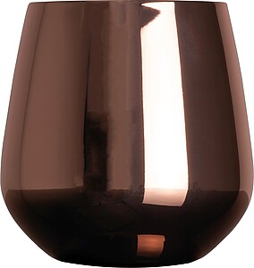 Nerezový pohárek s měděným povrchem 500ml, růžová