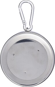 Nerezový skládací hrnek 220 ml, stříbrná