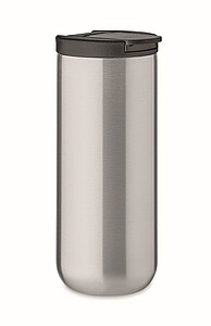 Nerezový termohrnek, 330ml, stříbrný - termohrnek s vlastním potiskem