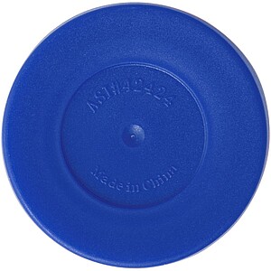 Nerezový termohrnek, 410ml, stříbrný s modrým pruhem