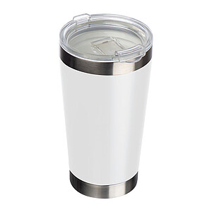 Nerezový termohrnek 500 ml, bílá