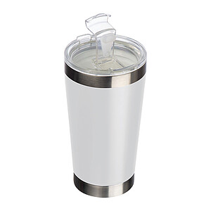 Nerezový termohrnek 500 ml, bílá