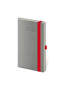 New Praga 2026 diář denní A5, tmavě šedý