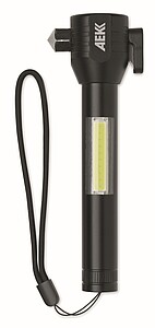 Nouzové kladívko 3v1, černá - reklamní předměty