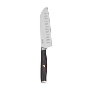 Nůž santoku 14cm z RCS recyklované oceli, černá - reklamní předměty
