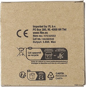 Nylonový nabíjecí kabel, černý