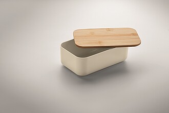 Obědová krabička z PLA, 1000ml, béžová