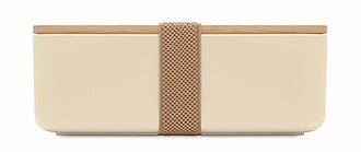 Obědová krabička z PLA, 1000ml, béžová