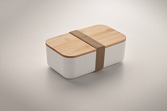 Obědová krabička z PLA, 1000ml, bílá