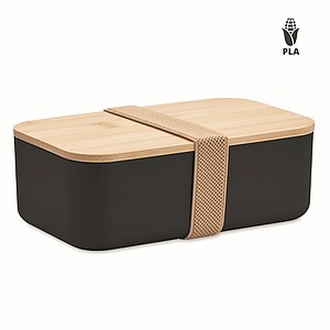 Obědová krabička z PLA, 1000ml, černá