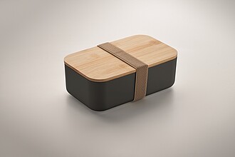 Obědová krabička z PLA, 1000ml, černá