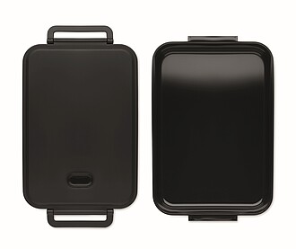 Obědová krabička z PP, 2200 ml, černá - reklamní předměty