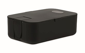 Obědová krabička z PP, objem 1l, černá