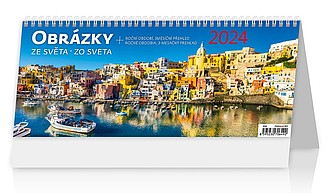 Obrázky ze světa 2026, stolní kalendář - reklamní kalendáře