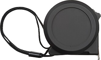 Ocelový svinovací metr s plastovým pouzdrem 5m, černá