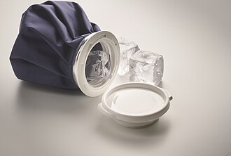 Opakovaně použitelný obal na led, modrá