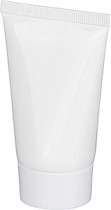 Opalovací krém s vůní vanilky, bílá